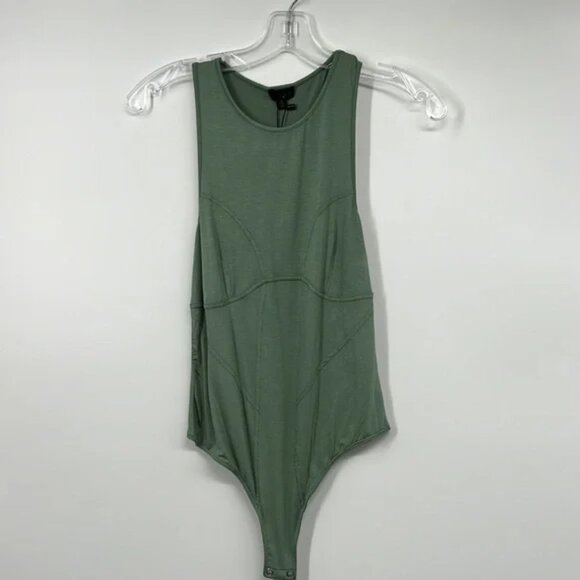 Nbd Corinna Bodysuit in Sage - Picture 6 of 7